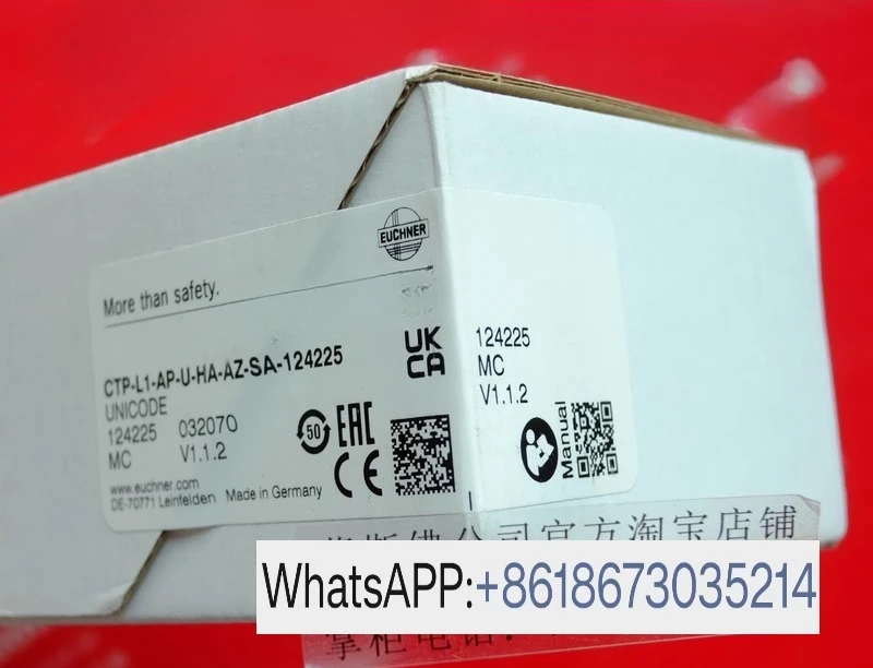 Interruptor de seguridad 124225 de alta calidad CTP-L1-AP-U-HA-AZ-SA-124225