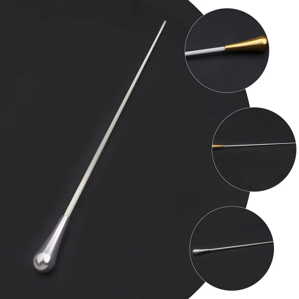 

2 Pcs Baton Music Conducting Stick Portable Conductor Accessories Plastic Steel