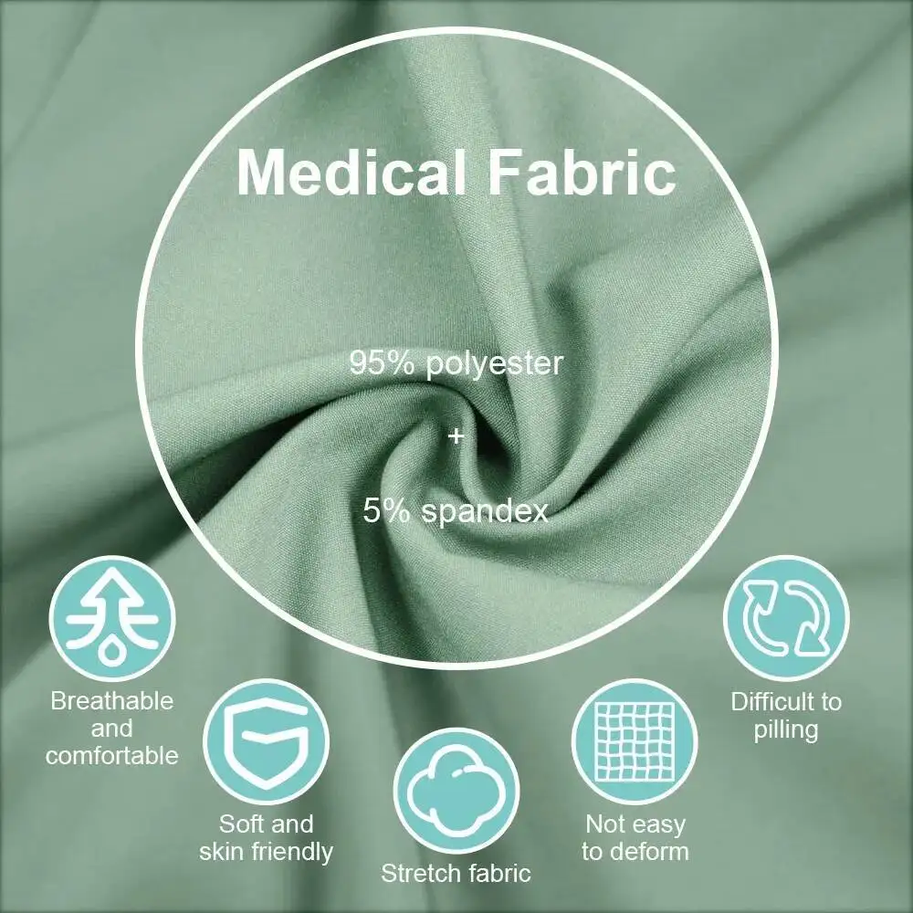 看護スクラブセット女性美容スパ制服ペットクリニックストア獣医歯科作業服医療看護師外科トップ+パンツ