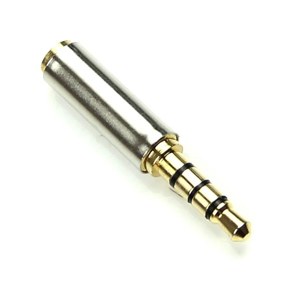 

5pcs 2.5mm to 3.5mm Audio Headphone Adapter Plug Cell Phone Headset Converter Stereo Mono Earphones Insulation Resistance