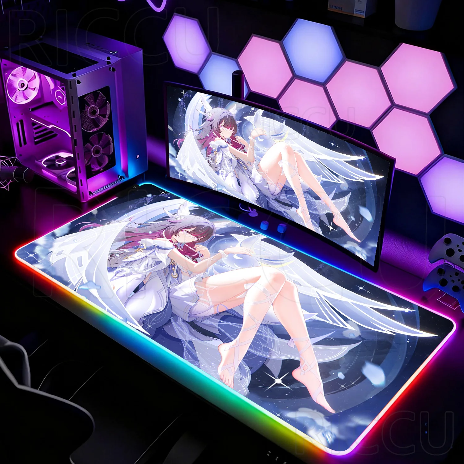 RGB HD XXL Sevimli Genshin Imp - Desk Setup Girl incelemesi ve fiyatı
