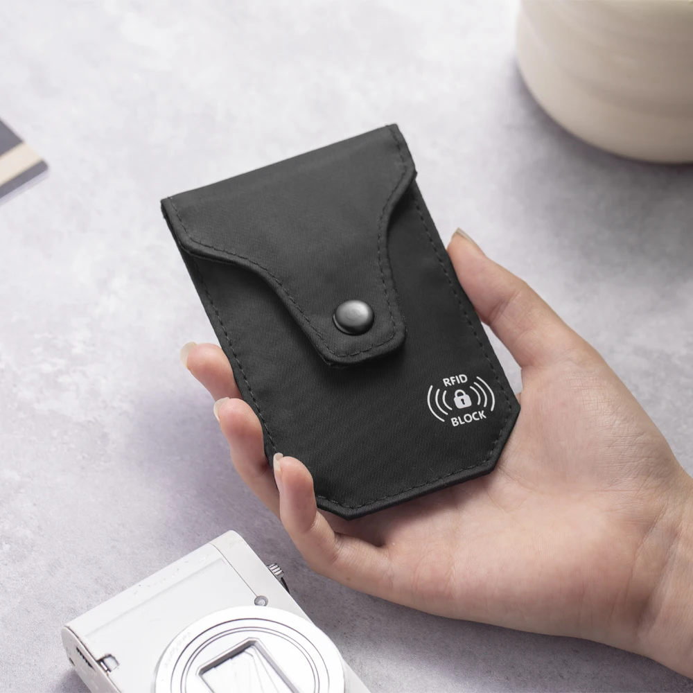 Funda antirrobo con bloqueo RFID, bolsillo oculto RFID, bolsa para sujetador, cinturón para dinero, bolsa de viaje, cartera pequeña para sujetador