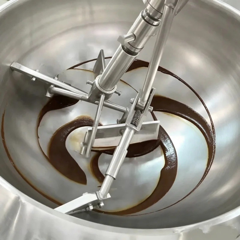 Automatic Planetary Cooking Mixer Jacketed Kettle Industrial Food Processing Machine For Jam Sauce Chocolate Candy Soup