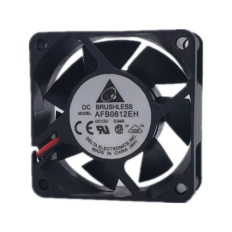 New delta AFB0612EH 12V 0.48A 6025 6cm PWM temperature control speed regulating power fan