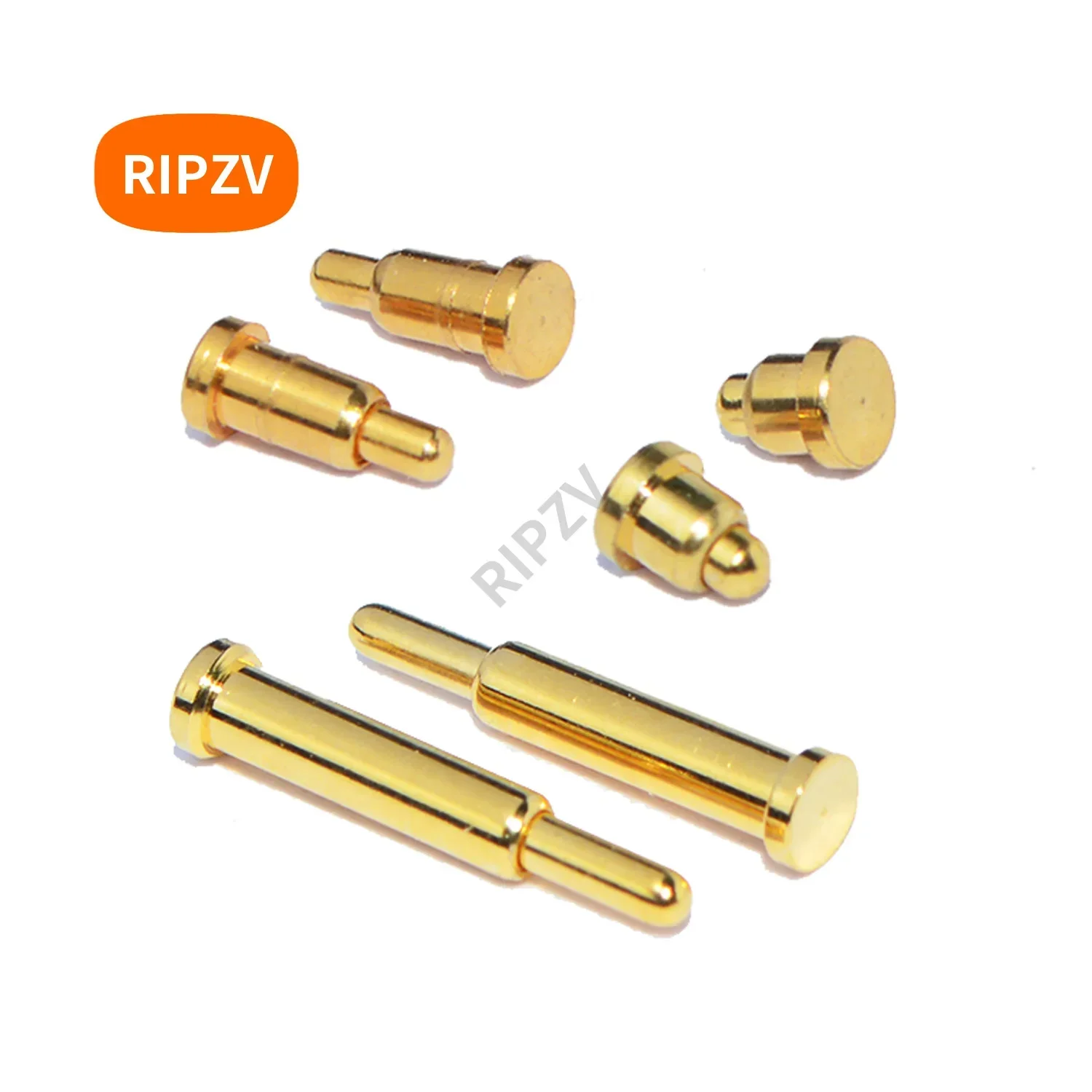 1000pcs SMT spring PogoPin connector 1A gold-plated diameter 2mm Height 2 2.5 3 3.5 4 5 6 7 8 9 10 12 14 16 18mm 20 22mm SMD