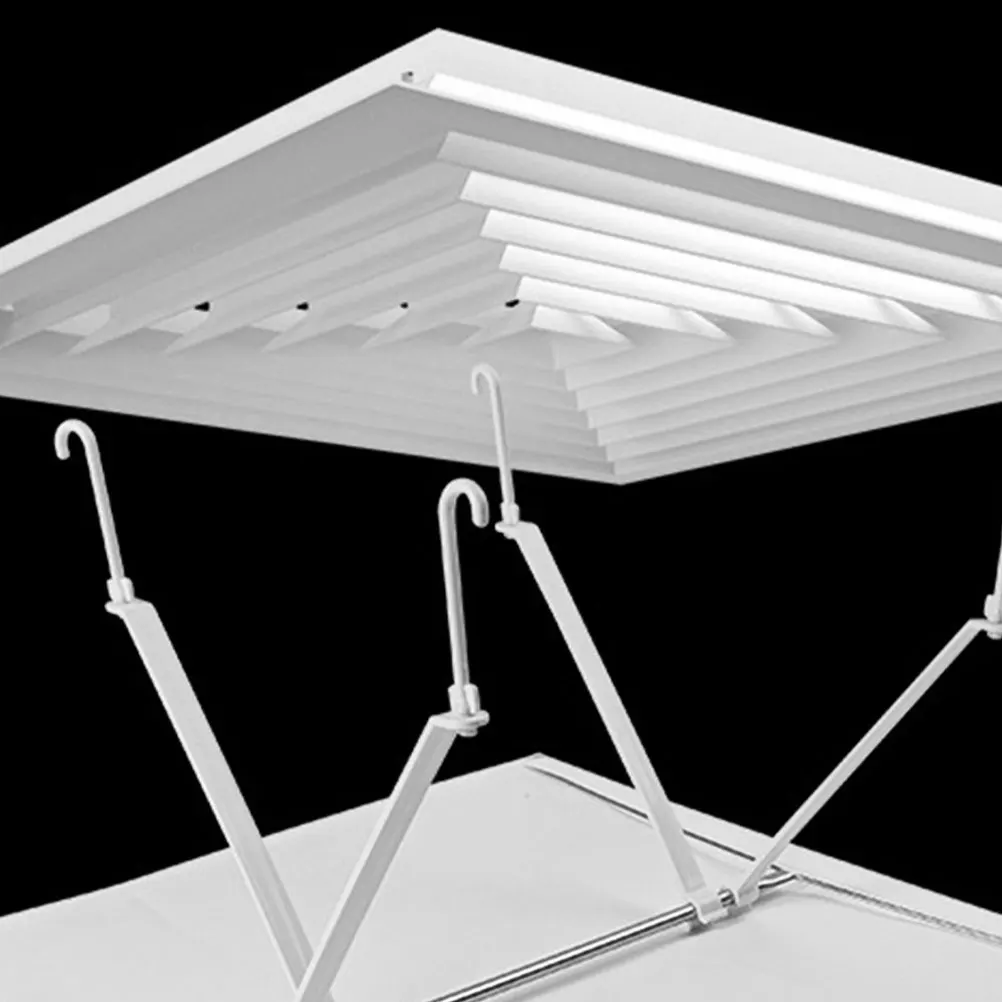 Deflector de ventilación de aire acondicionado cuadrado, Deflector de viento Central de CA para techo, cubierta de ventilación, desviador de aire para muebles de oficina y hogar