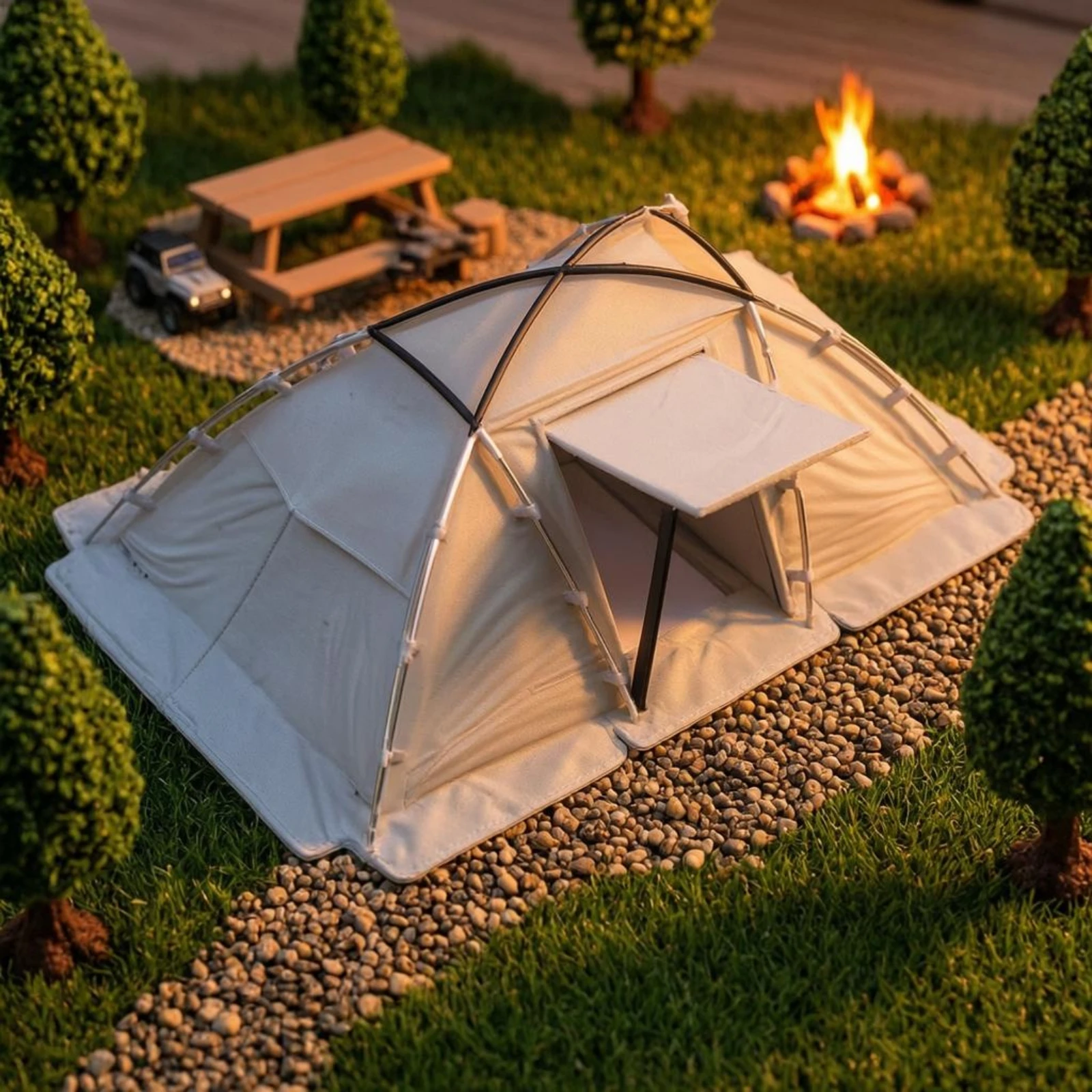 Tenda Kemah Miniatur Bentuk Ku - Outdoor Y Camping ulasan dan harga