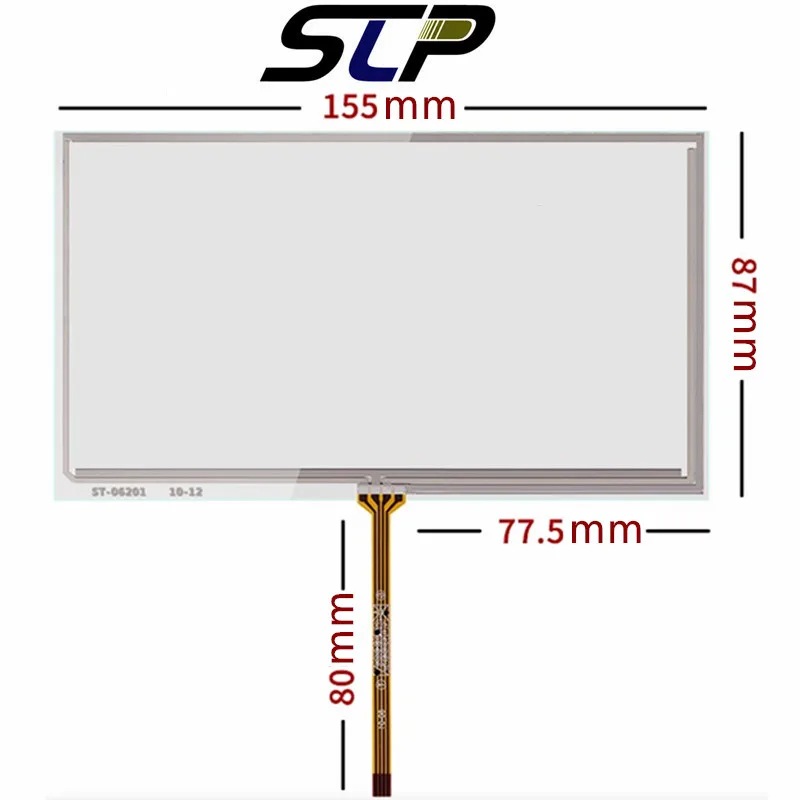 

Touch Screen for GPS Resistance Handwritten Touch Panel, Glass Digitizer Repair, HSD062IDW1, TM062RDH01, 6.2''Inch, 155mm x 87mm