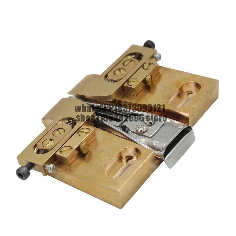 Industrial Sewing Machine Hat Folder Tap Atta Ching Folder For Double Needle Overlock Stitch Binder