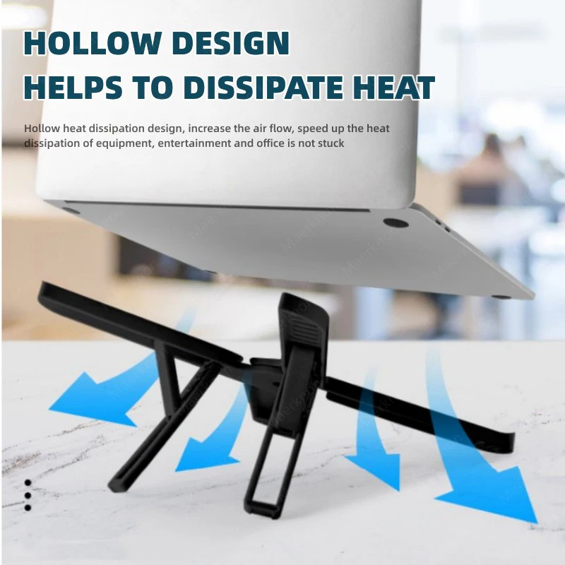 Foldable Laptop Stand Adjustable Notebook Holder Support Tablet X Shape Adjustment Heat Dissipation Bracket Laptop Accessories