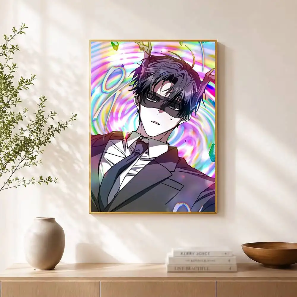 K-Kim S-Soleum Novel GSGW  Poster Waterproof Wall Art Sticker For Bar Living Room Vintage Decor High Quality Print Gift
