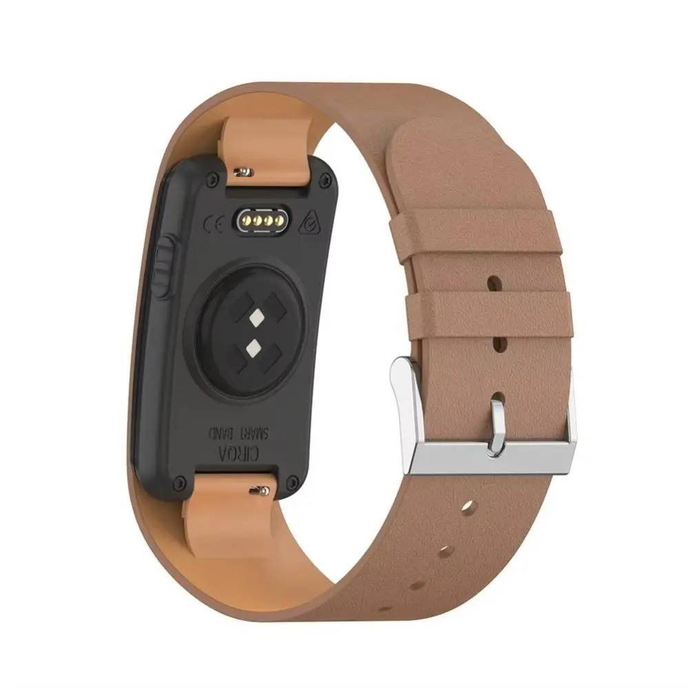High Quality Replacement Leather Strap PU Leather Adjustable Wristband Watchband for Garmin CIRQA Smart Band Accessories