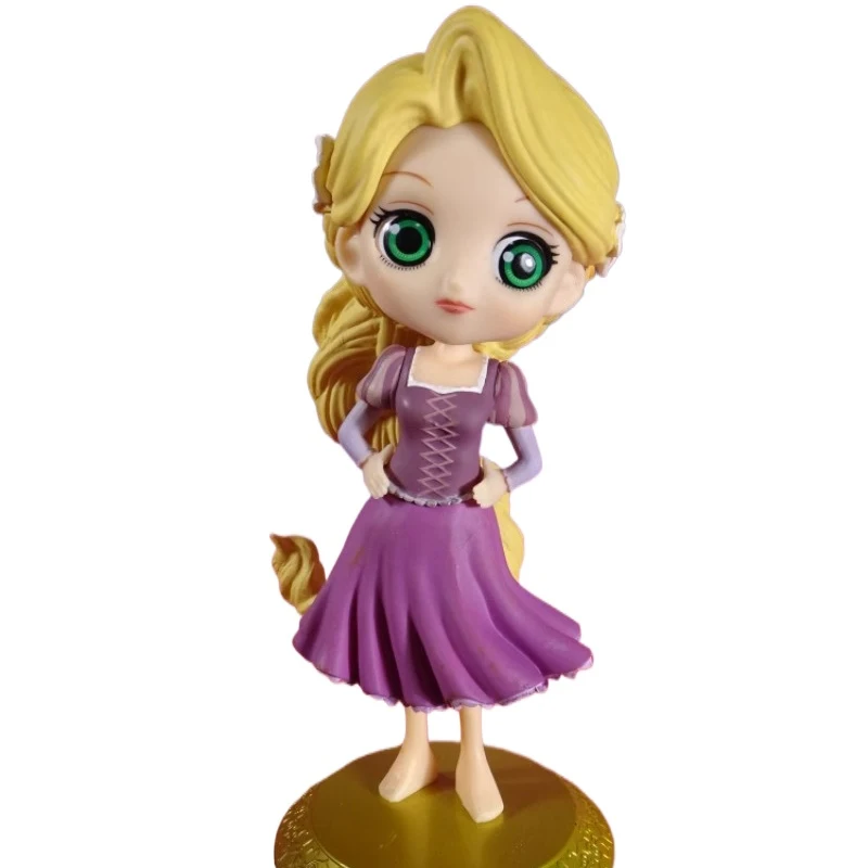 Genuine Disney Princess Rapunzel Amusement Childhood Memories Keepsake Collect Ornaments Children's Day Gifts Figure Model Toys