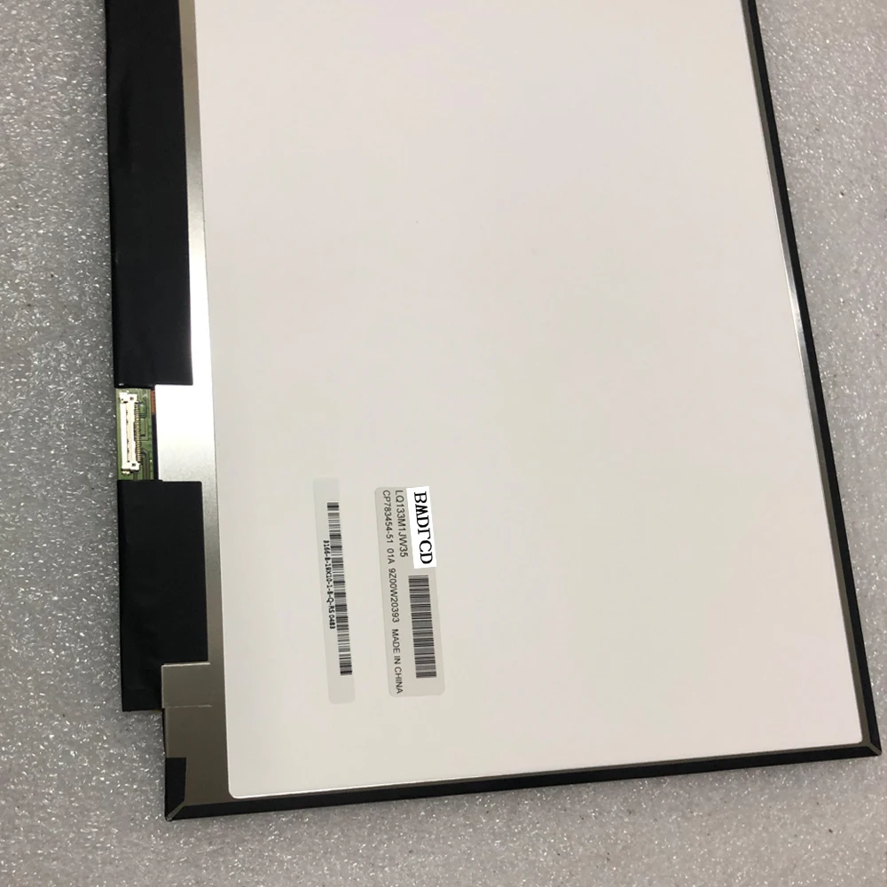Imagem -05 - Led Painel de Tela Lcd Fhd Ips 1920*1080 Edp 30 Pinos para Fujitsu Uh75 Uh90 Uh93 Portátil Tela Lcd Cp78345451 Lq133m1jw35 13.3