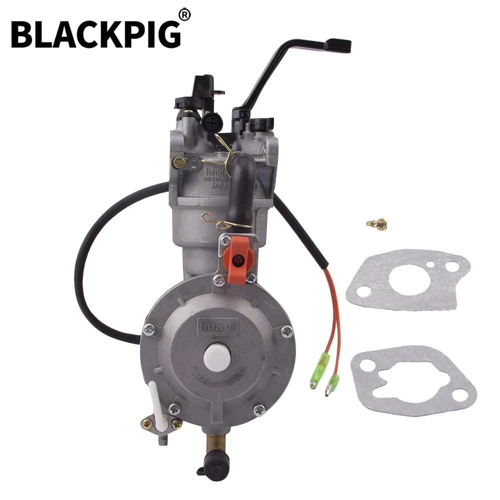 

5KW 8KW Generator Dual Fuel Carburetor LPG Conversion Kit GX390 188F 190F 192F Manual Choke Type For Gasoline Generator Parts