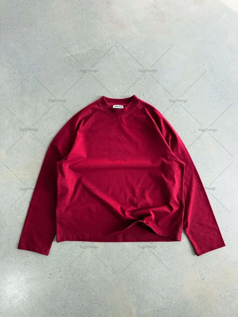 

High Street Harajuku Retro Trendy Brand Oversized Cotton Round Neck T-shirt Men Y2K Hip-Hop Casual Hip-hop Rock Loose Top Women
