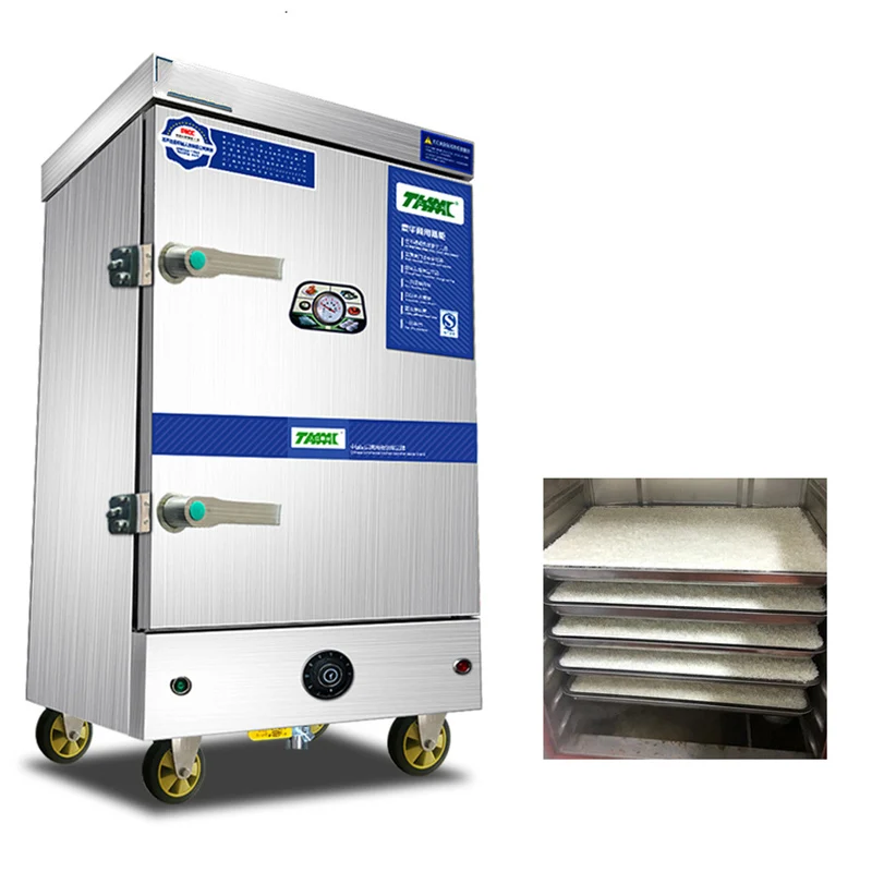 

Steamer CupboardCommercial Kitchen Equipment Stainless Steel Rice Steamer 12 Tray Rice Steamer Truck Rice Cabinet