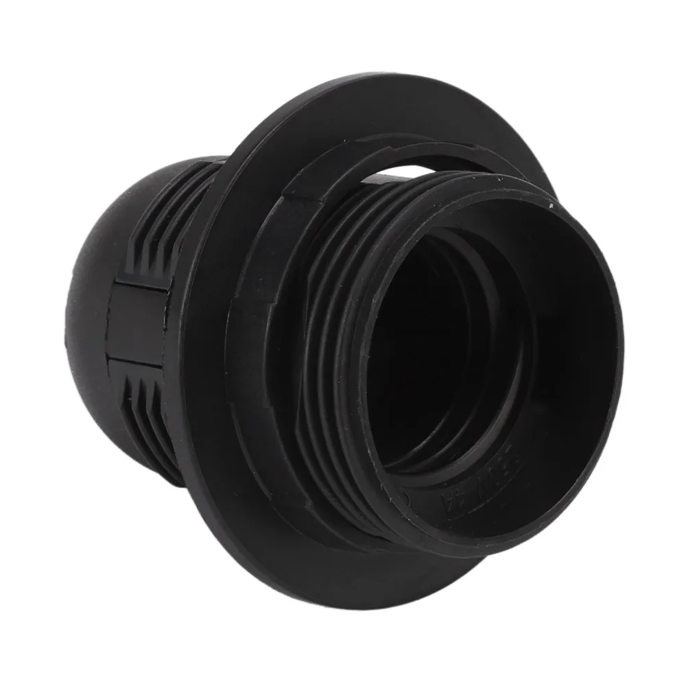 

10PCS Reliable E27 Light Base Socket ABS Black Lamp Socket White Lamp Holder Bulb Installation