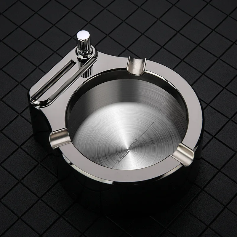 Olie Oplaadbare Hybride Ontsteking Motorolie Ontsteking Creatieve Asbak Desktop Decoratie Cool Gadgets Roken Accessoires