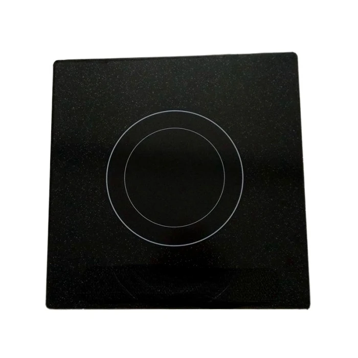 Glue-feeding flat microwave oven steam cube ceramic plate/bottom plate/microcrystal plate 29.6X29.6CM two circles