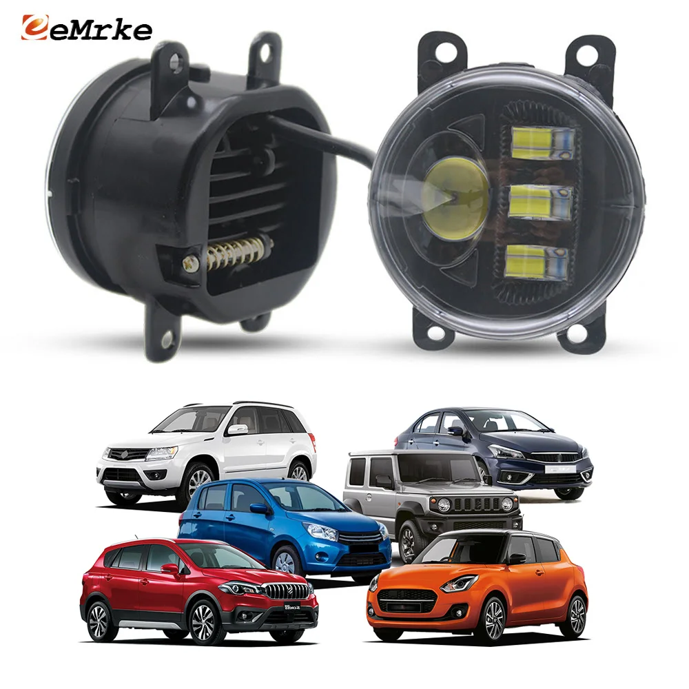 50W Led Car Fog Lights PTF White or Yellow for Suzuki Ciaz Swift Dzire Across Jimny Celerio Vitara Baleno Alto Ertiga S-cross