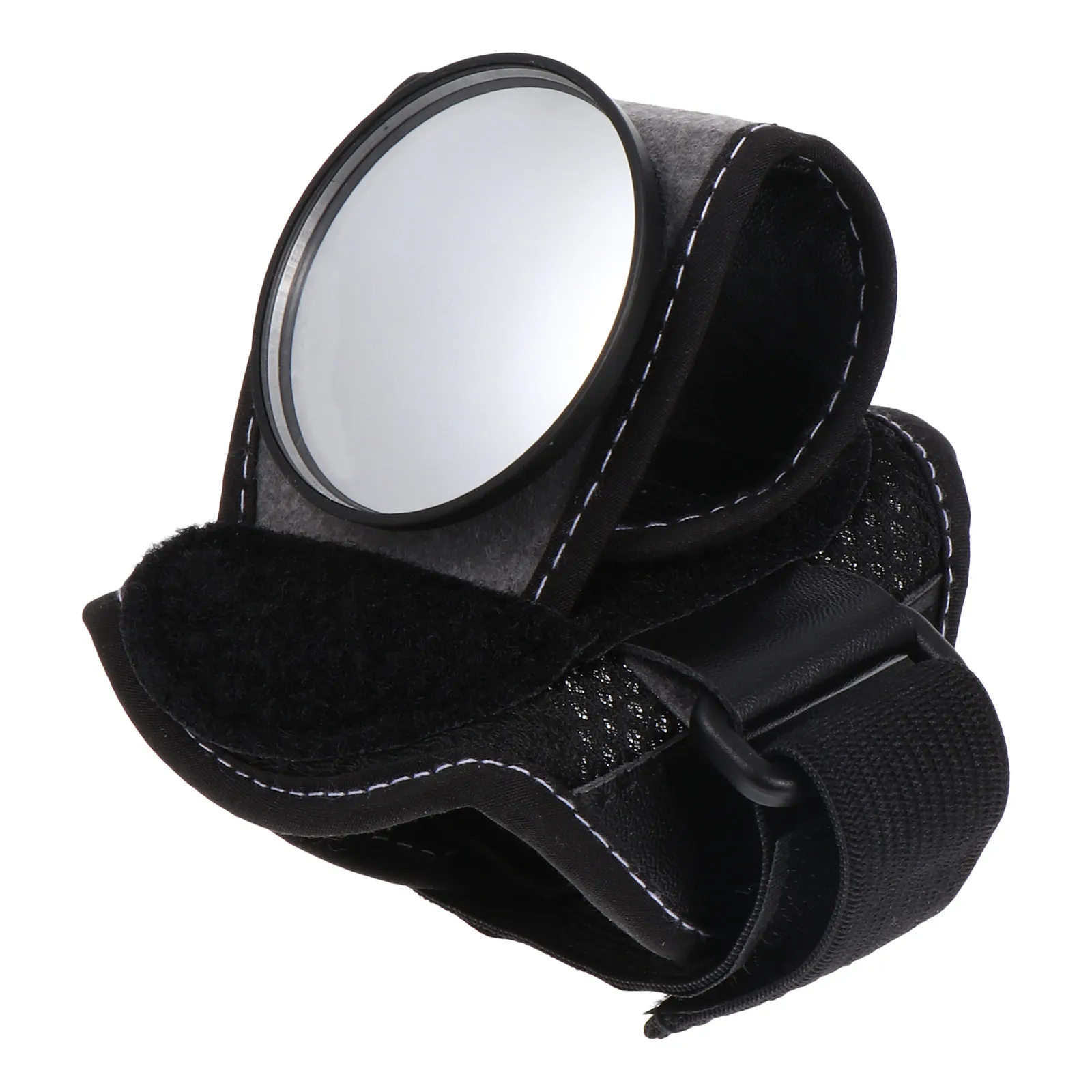 

Rear View Wristband Mirror for Bikes Motorcycles 360 Degree Adjustable Rotating Plastic Design Safe Hands-Free Back Viewing