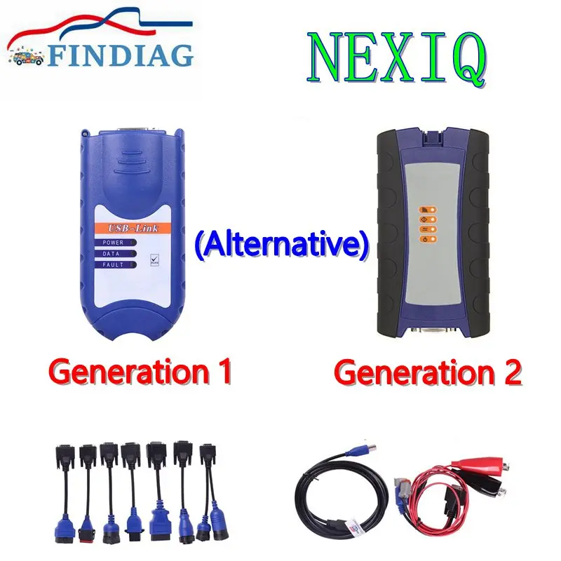 

Free shipping Professional For NEXIQ-1or 2 BT/USB Link Bluetooth For Heavy Duty Truck OBD2 Diagnostic Fault Detector Engineer