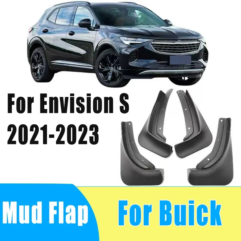 

4pcs Auto Tire Mudguard Waterproof Prevent Mud Splashing Car Mud Flap Fender Trim Accessories For Buick Envision S 2021-2023
