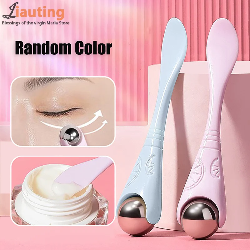 Roller Eye Massage Stick Dual Head Dual-use Eye Massage Eyes Care Stick Cream Applicators Essence Introduction Stick Tool