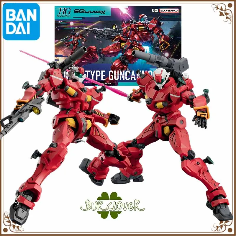 

Bandai Original GUNDAM HG Series Gundam GQuuuuuuX RGM-79 LIGHT-TYPE GUNCANNON Anime Action Figure Assembly Model Toys