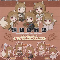 Spice and Wolf: MERCHANT MEETS THE WISE WOLF Official Anime Holo Rubber Keychain Capsule