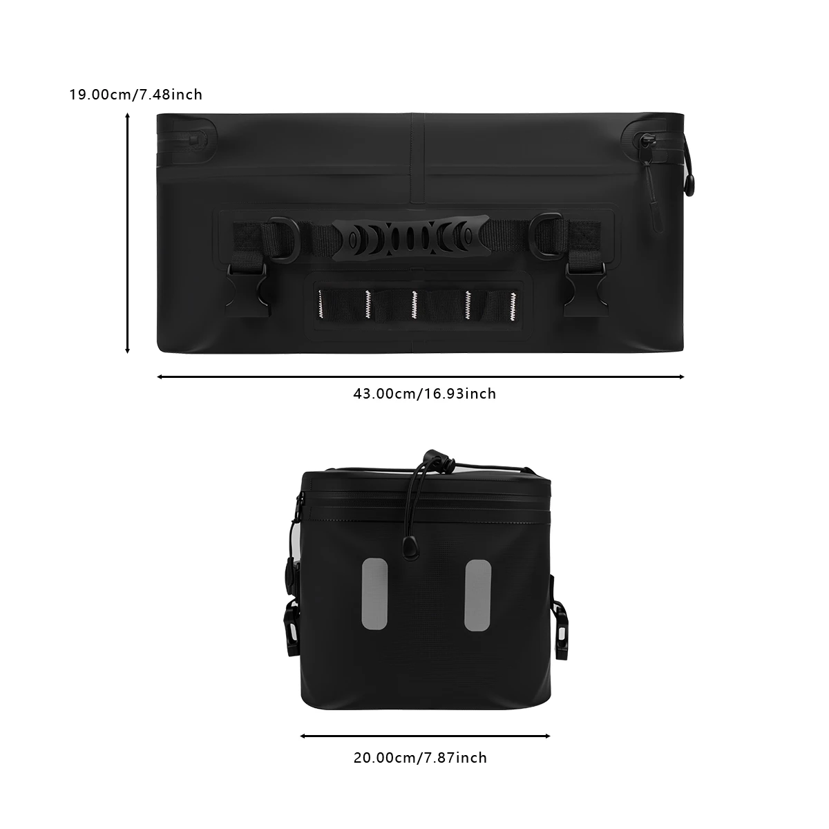 Motorcycle Case Box Bag Waterproof Side Tail Pannier Box Motorcycle Luggage Bag For BMW Adventure Rear Seat Luggage Motor