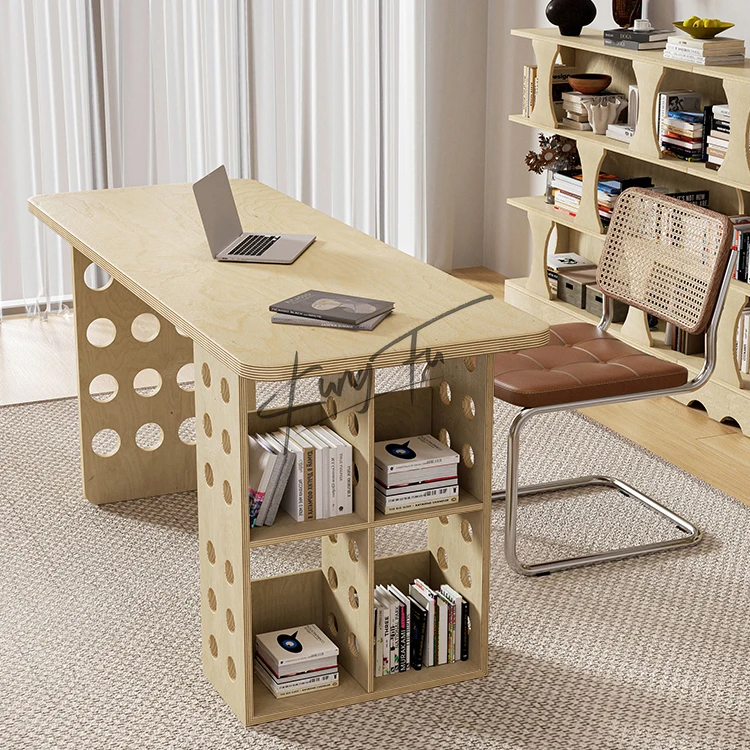 Solid Wood Bedroom Computer Desk Study Desk Long Tabletop Casa Madera Family Small Apartment Office Writing Desk