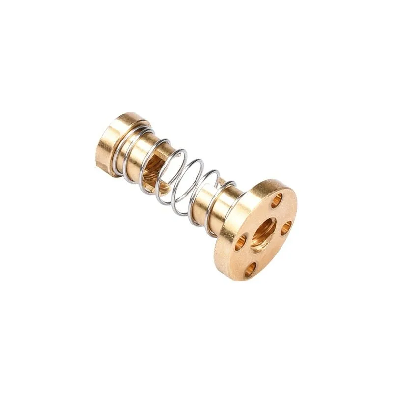 Anti Backlash Nut T8 Elimination Gap Nut Threaded Rod Spring Loaded Nut DIY for Acme Lead Screw 8mm Lead 3D Printer CNC Machine