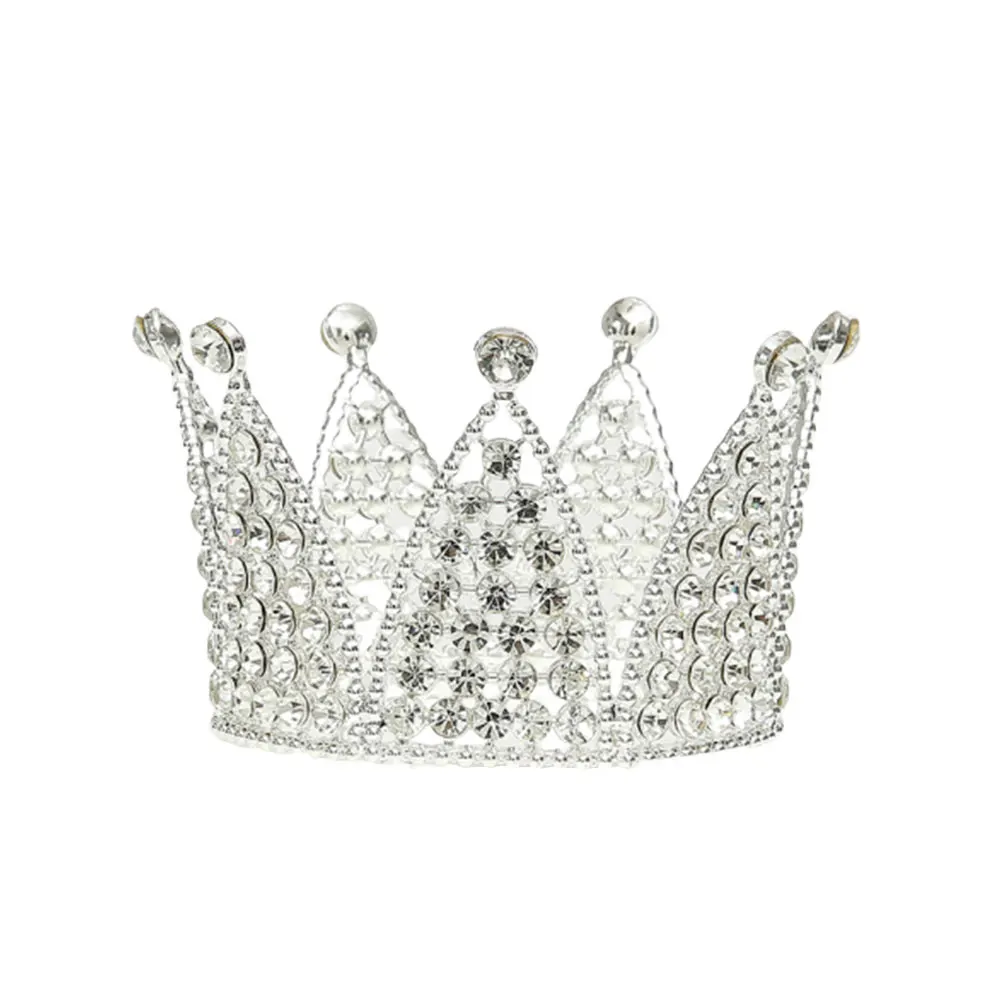

Crown Cake Decoration Elegant Headdress Birthday Kids Round Hair Accessories Unique Structure Perfect Gift Girls