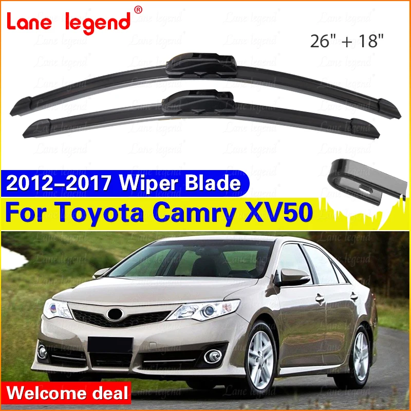 

For Toyota Camry 50 XV50 Accessories 2012~2017 Front Windscreen Wiper Blade Brushes Wipers for Car Wiper Cutter 2013 2014 2015