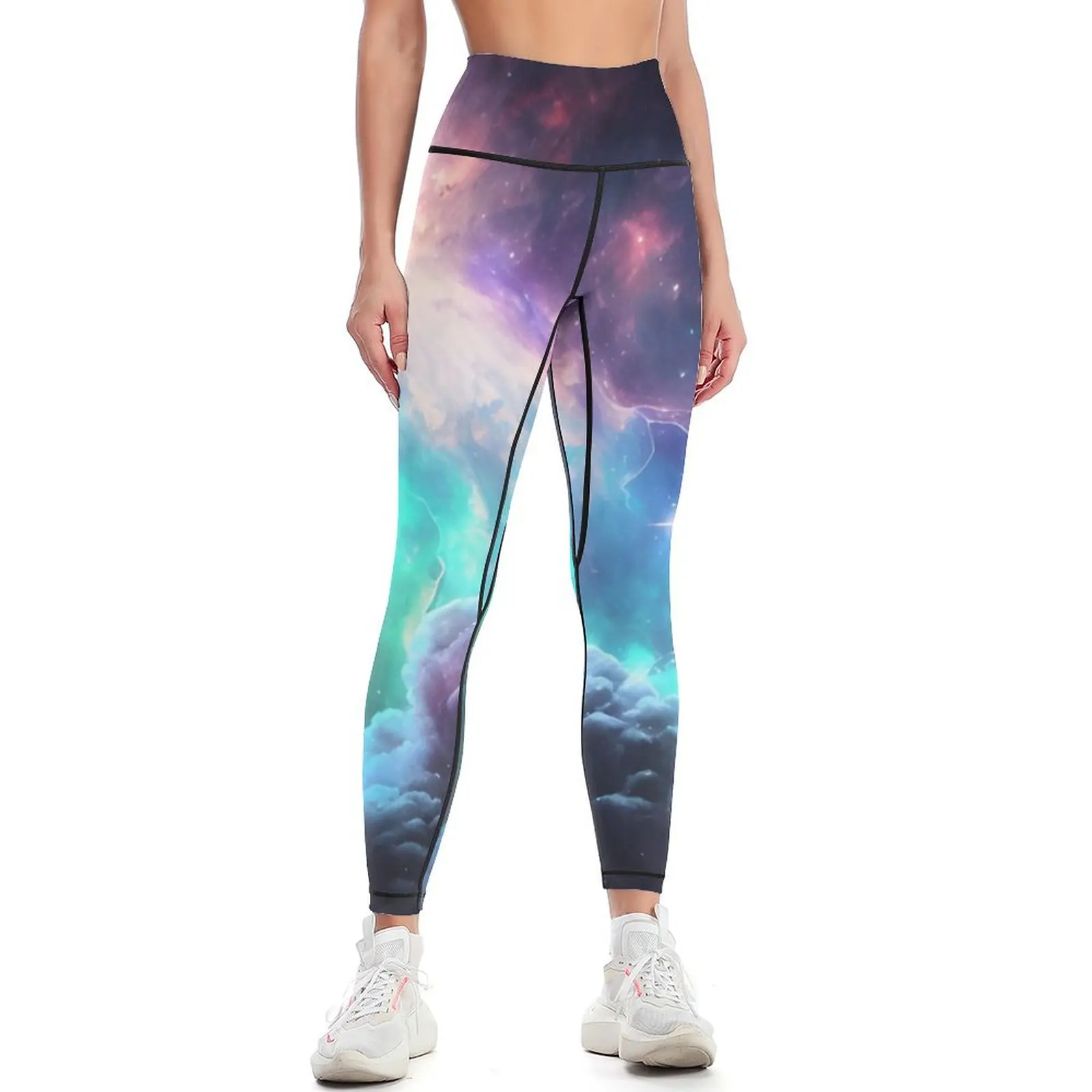 

Galaxy Space Stars Nebula Nr.2 Leggings Fitness's gym clothes legging push up Womens Leggings