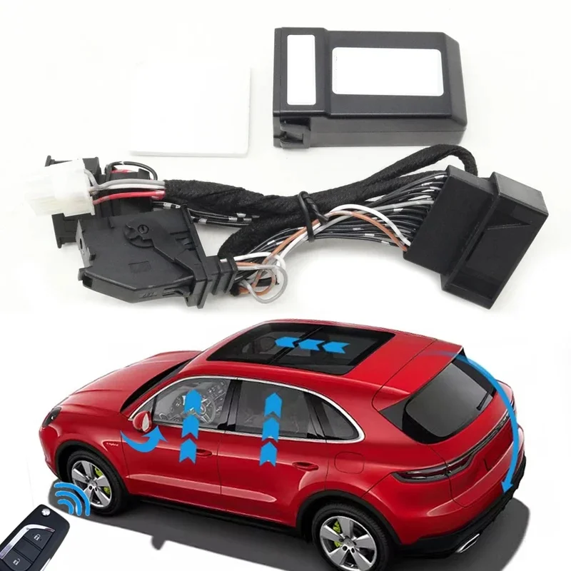 For Porsche Cayenne Macan Panamera Power Window Glass Lifter Rearview Mirror Fold Unfold Auto Tailgate Sunroof Close Module Kit