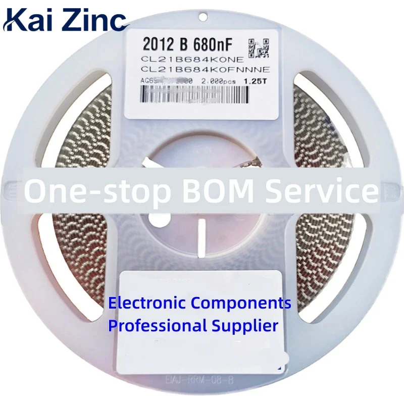 

2000 шт./катушка SMD чип-конденсаторы 2012 0805 684K 680NF 6,3 В 10 В 16 В 25 В 35 В 50 В X7R 10% CL21B684KBFVPNE высокое качество CL21B684K