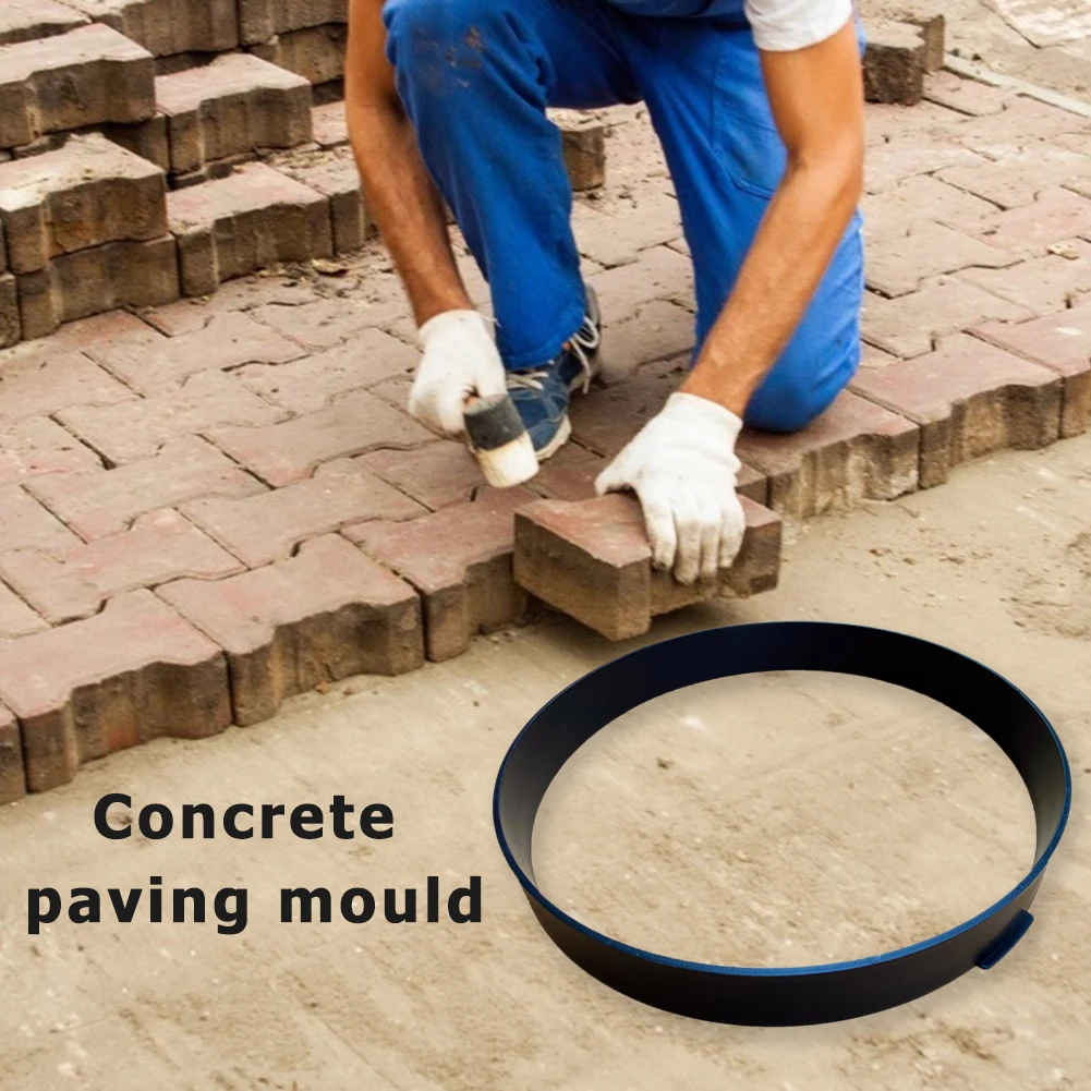 Round Floor Path Walk Maker Mould DIY Paving Concrete Easily Carrying Part Tool for Garden Lawn Park