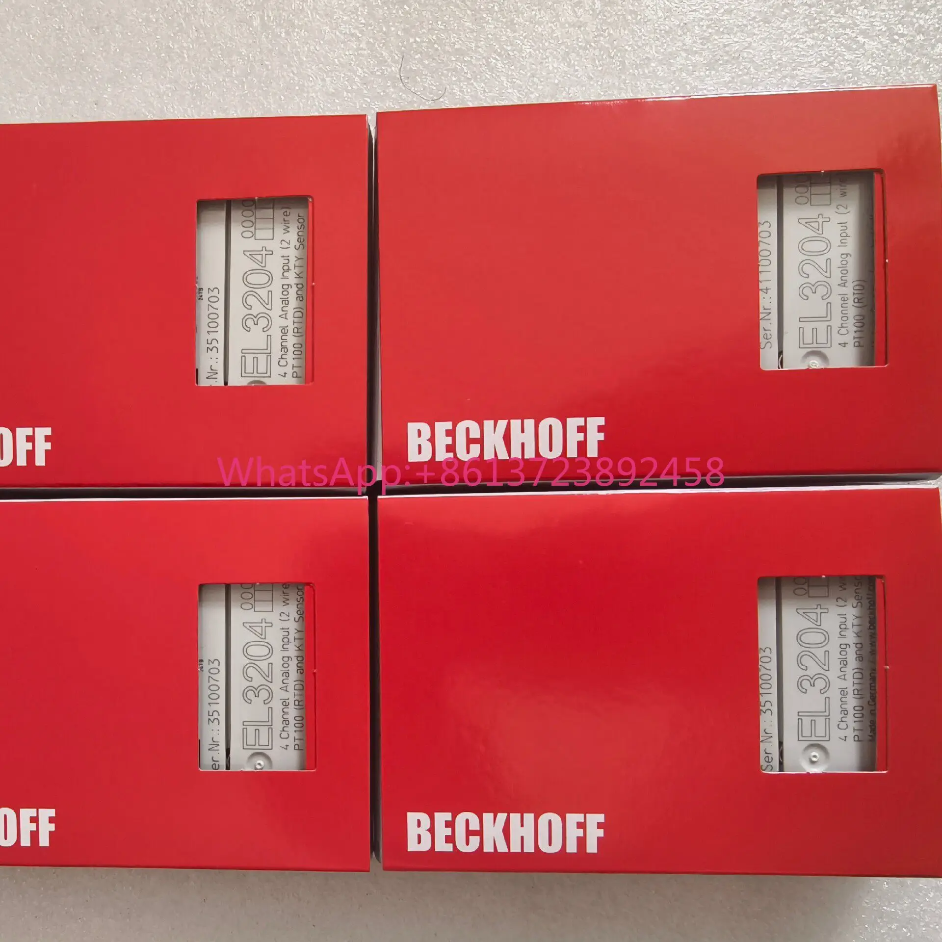 

BECKHOFF EL3204 German Beckhoff module, spot