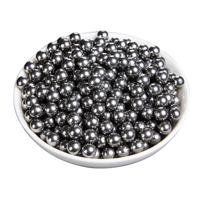 304 Stainless Steel 1-5mm GCR15 100Cr6 High Precision 100Pcs Solid Bearing Suitable For Linear Slider Ball Screw No Magnet