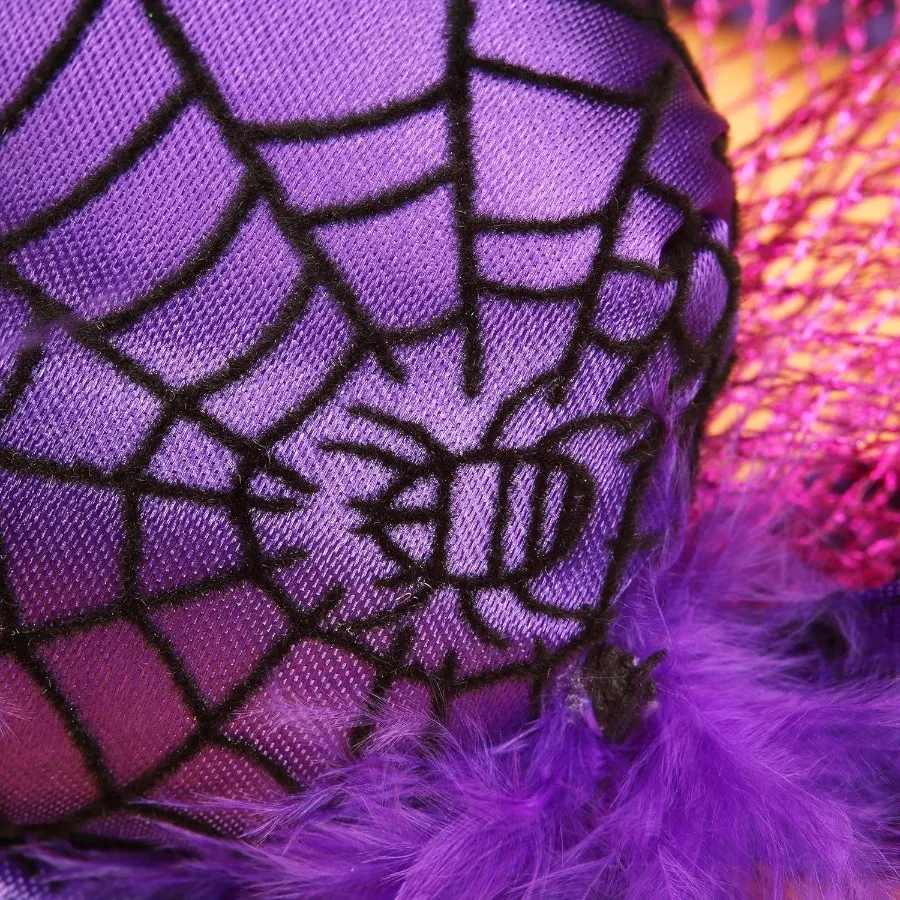 2025 عصابة رأس على شكل عنكبوت للهالوين فستان مُصمم حسب الطلب إكسسوار للشعر لملابس الحفلات مقاس واحد يناسب الأكثر مثالية لـ Themed E