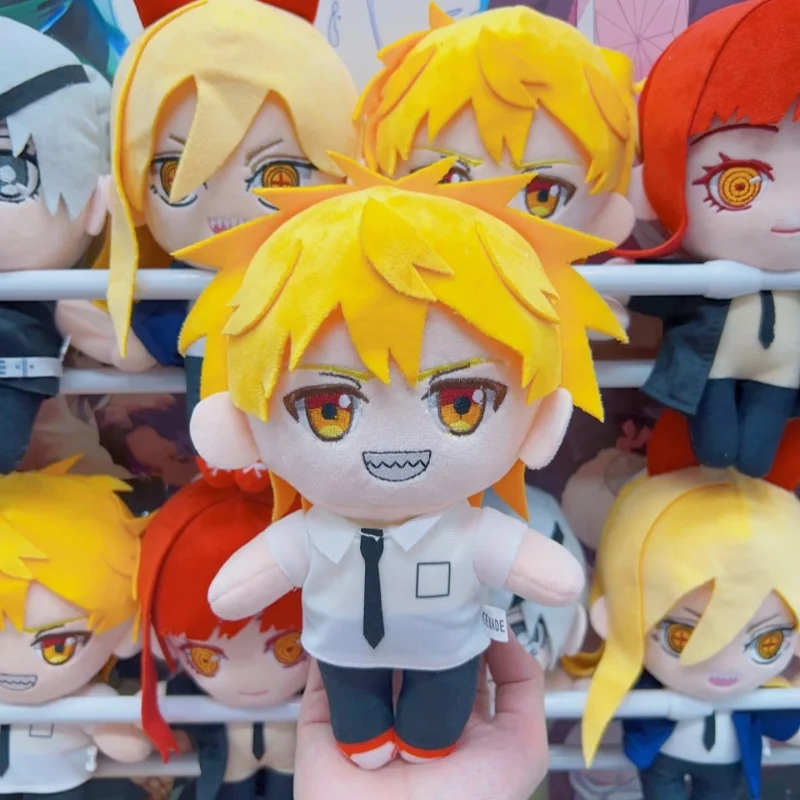 

20 см аниме бензопила человек куклы плюшевые игрушки мультфильм Pochita мягкая игрушка для детей день рождения обратно в школу аниме подарок домашний декор