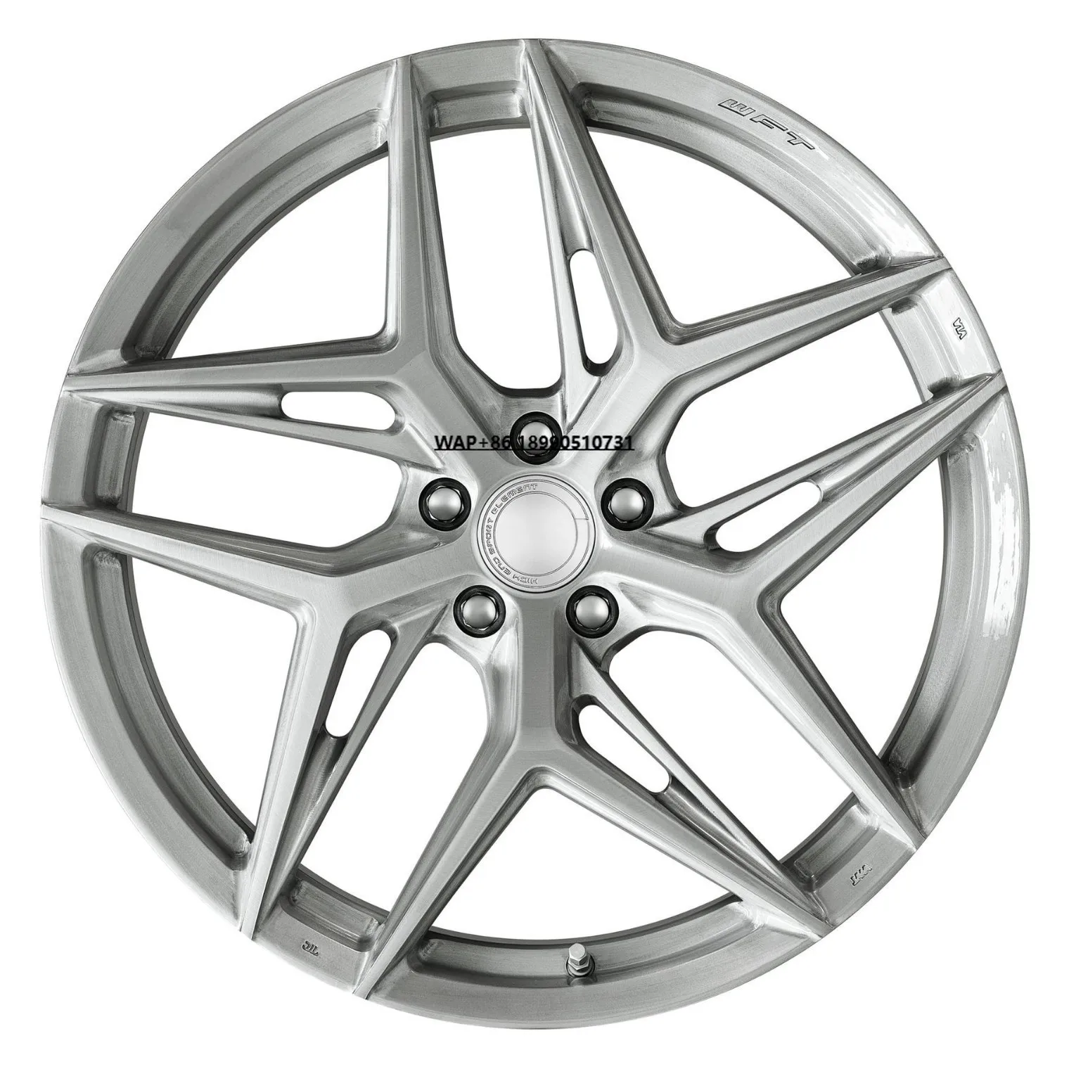 

Forged Aluminum Alloy Wheel Hub Lightweight Chrome Finish 5x112 PCD Multi-Spoke