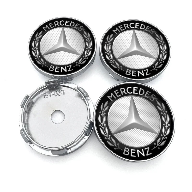 4pcs 56/60mm Car Tire Hub Center Cap Replacement Accessories For Mercedes Benz C180 C200 C260 C300 W108 W124 W126 W140 W168 W169