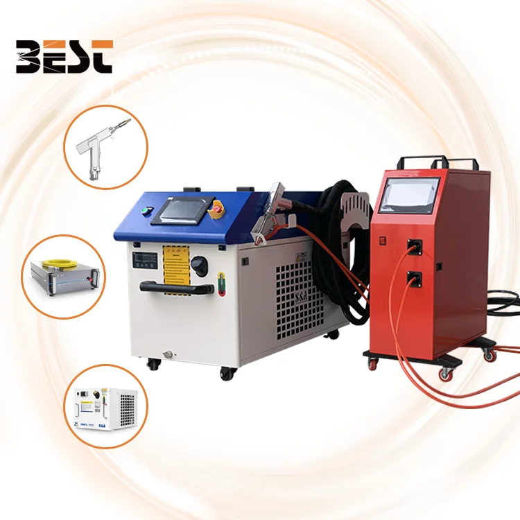 BEST Cheapest 4 In 1 Portable 1500w 2000w Fiber Laser Welder Hand Held Laser Welding Machine