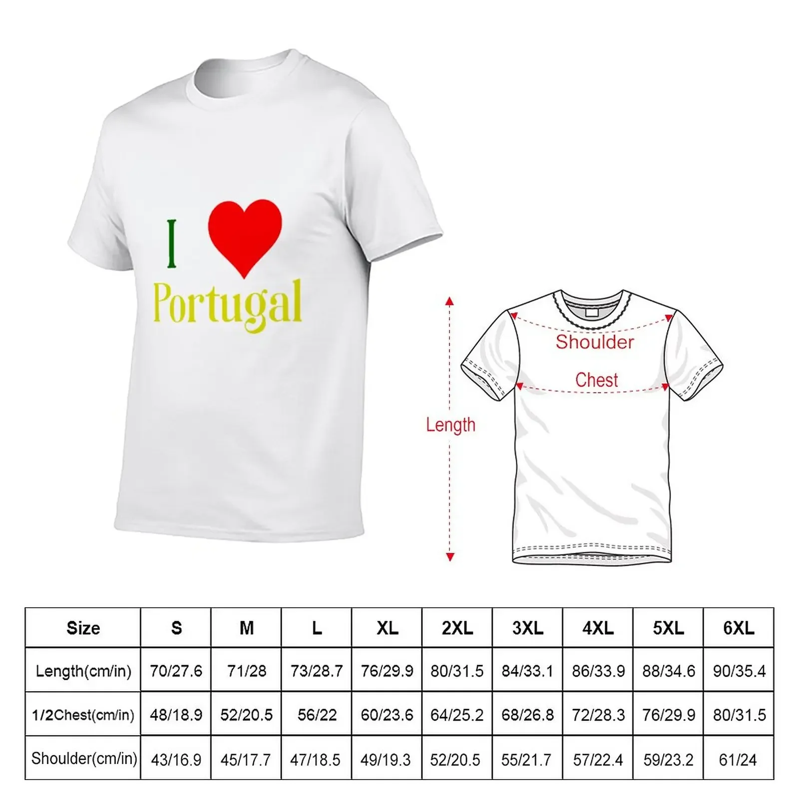 I love Portugal T-Shirt oversizeds boys animal print mens t shirts pack