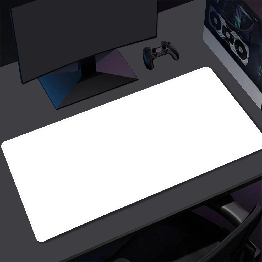 White Large Mouse Pad Carpet Simple Mat 900x400 Pc Gamer Gaming Mouse Mat Deskmat Xxl Carpet Big Mousepad Gamer Computer Table