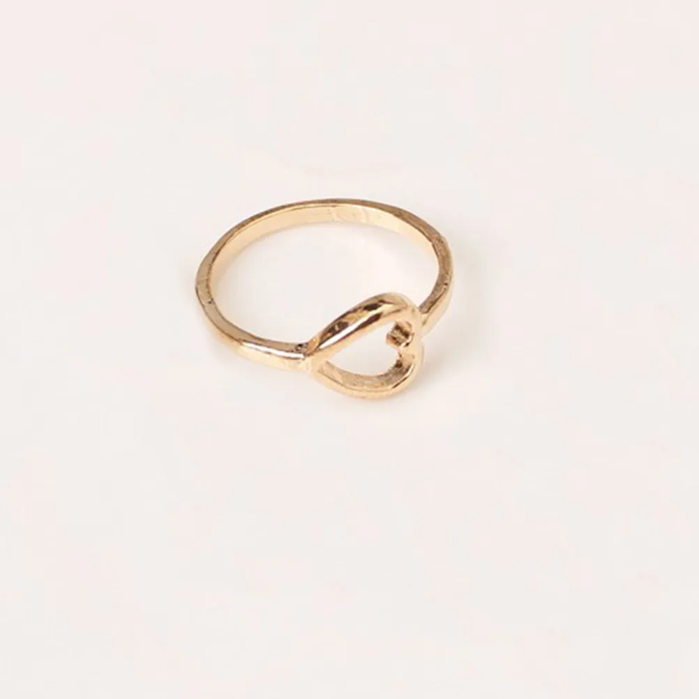 4Pcs Women Finger Rings Set Unique Joint Knuckle Rings for Birthday Anniversary Christmas Valentine Mother's Day Gift Golden